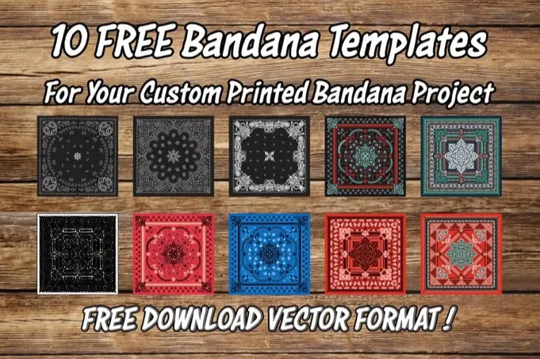 Custom Bandana Template