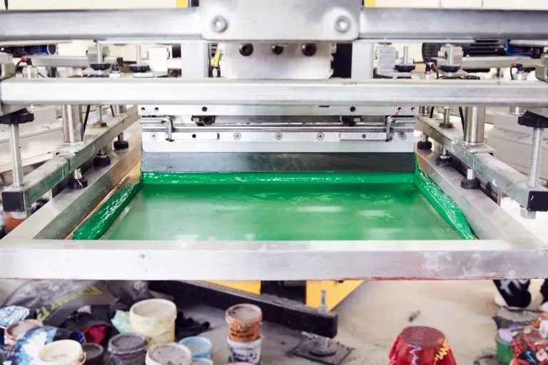 Acrylic and Discharge Printing
