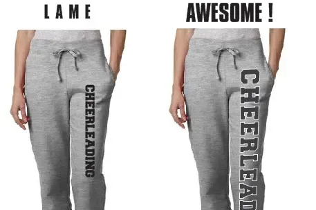 Design Sweatpants Leg Print