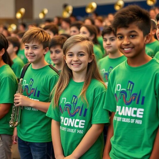 High School Music Department Fundraiser T-Shirts