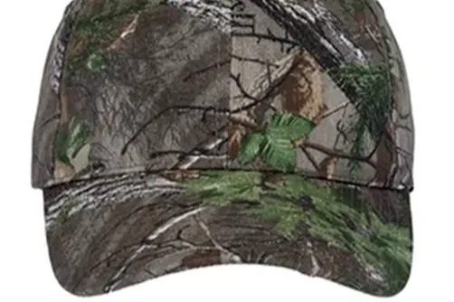 Pigment-Dyed Camouflage Caps