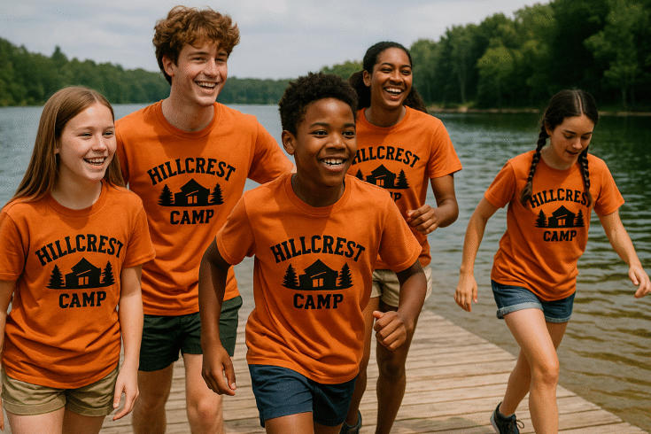 Customized Tee Shirts for Summer Camps