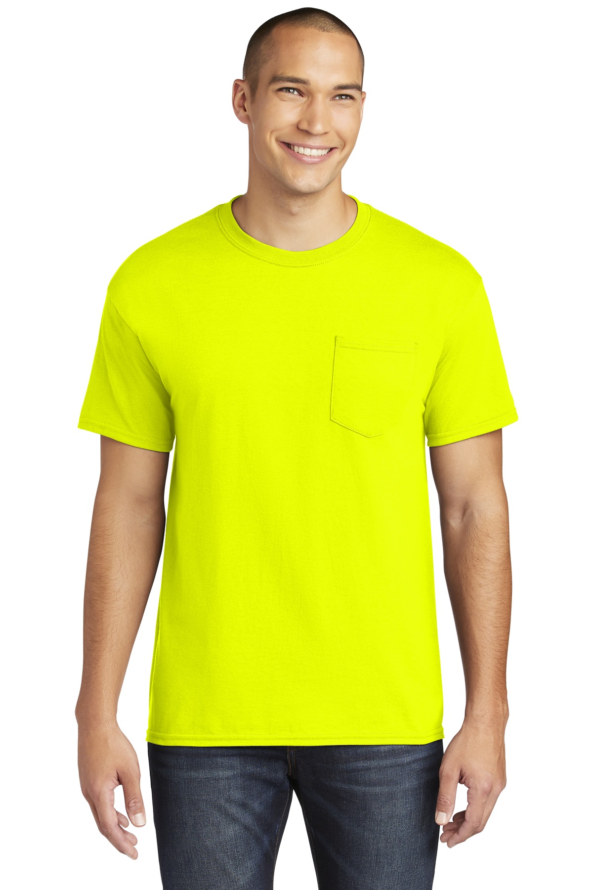 Gildan ® Heavy Cotton ™ 100% Cotton Pocket T-Shirt. - Image 9
