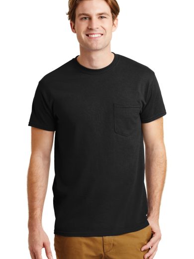 Gildan® - DryBlend® 50 Cotton/50 Poly Pocket T-Shirt.