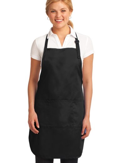Port Authority® Easy Care Full-Length Apron with Stain Release.