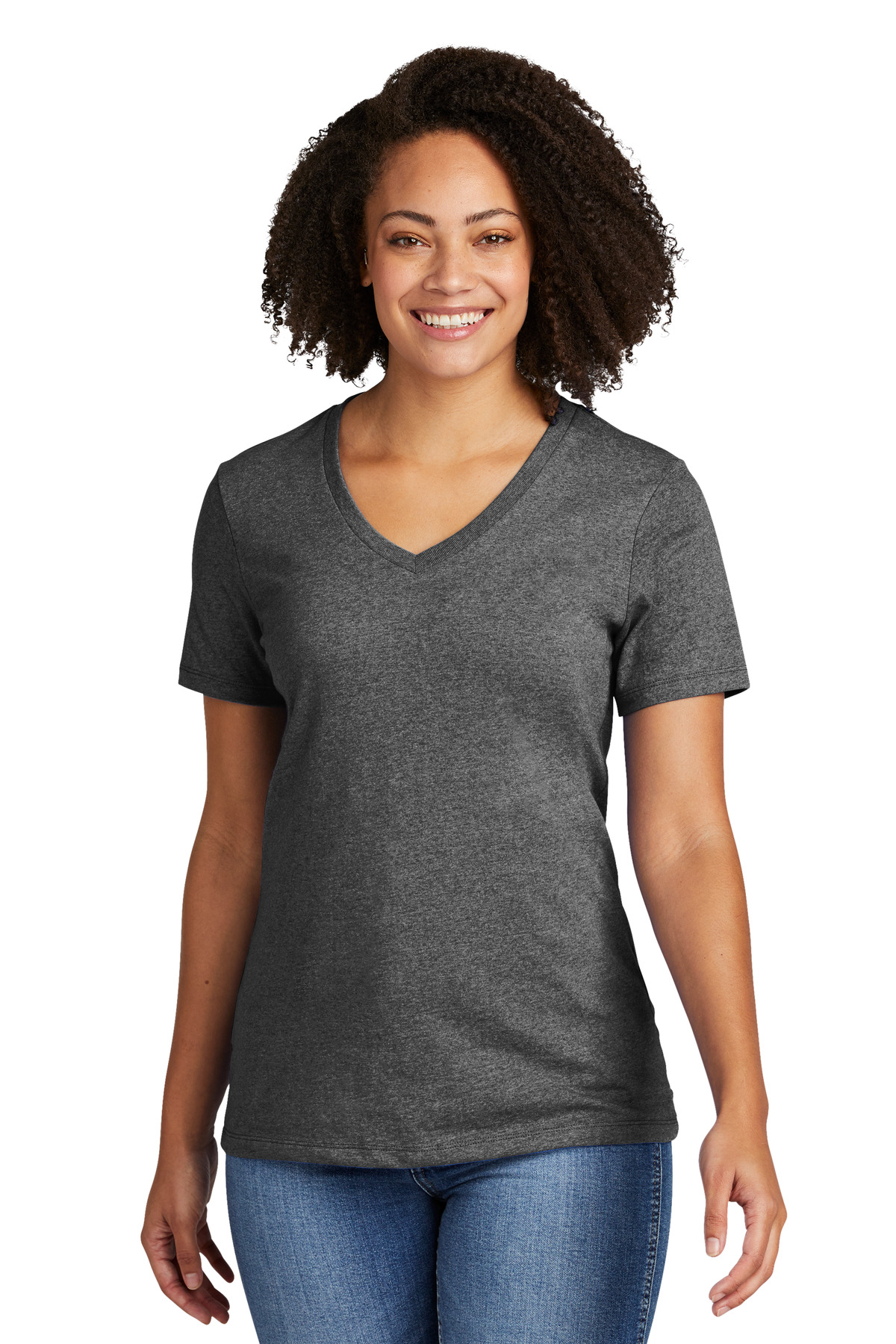 Allmade® Women's Recycled Blend V-Neck Tee - Image 2