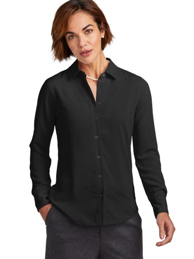 Brooks Brothers® Women's Full-Button Satin Blouse