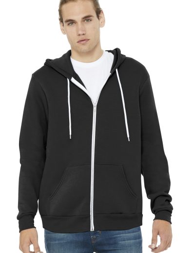 BELLA+CANVAS ® Unisex Sponge Fleece Full-Zip Hoodie.