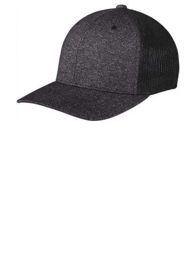 Port Authority ® Flexfit ® Melange Mesh Back Trucker Cap