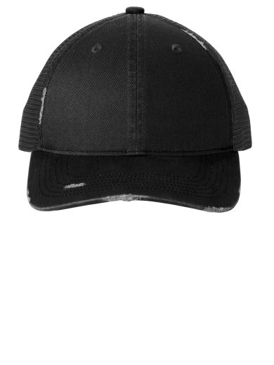 Port Authority® Distressed Mesh Back Cap