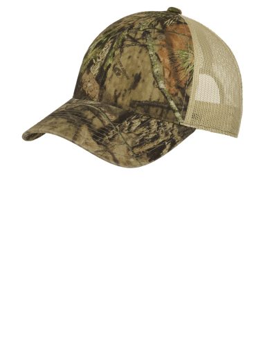 Port Authority® Unstructured Camouflage Mesh Back Cap.