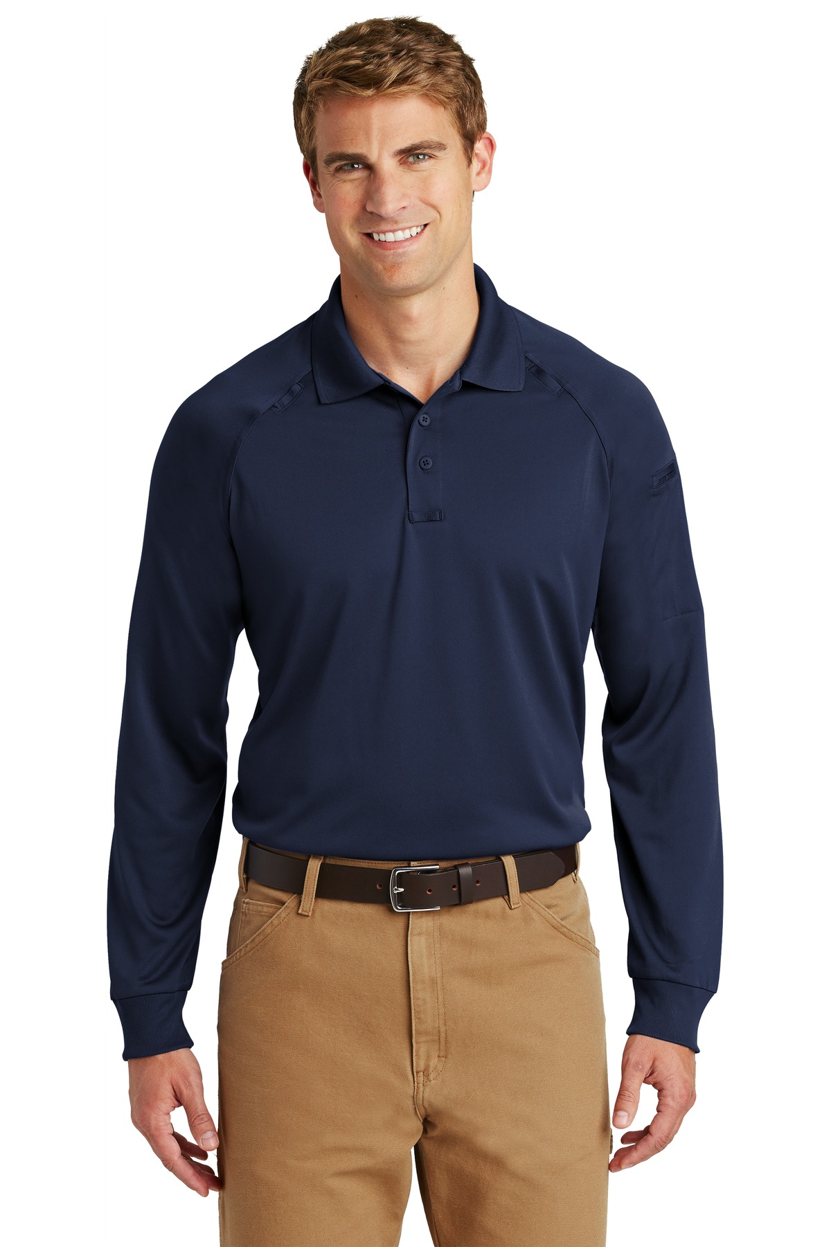 CornerStone® - Select Long Sleeve Snag-Proof Tactical Polo. - Image 2