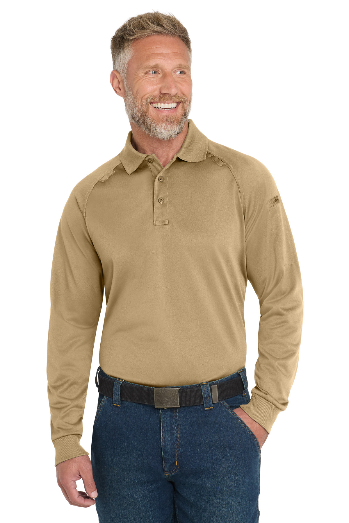 CornerStone® - Select Long Sleeve Snag-Proof Tactical Polo. - Image 5