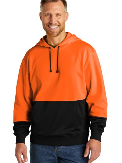 CornerStone® Enhanced Visibility Fleece Pullover Hoodie