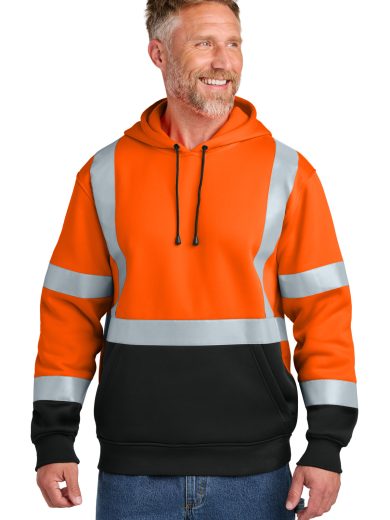 CornerStone® ANSI 107 Class 3 Heavy-Duty Fleece Pullover Hoodie