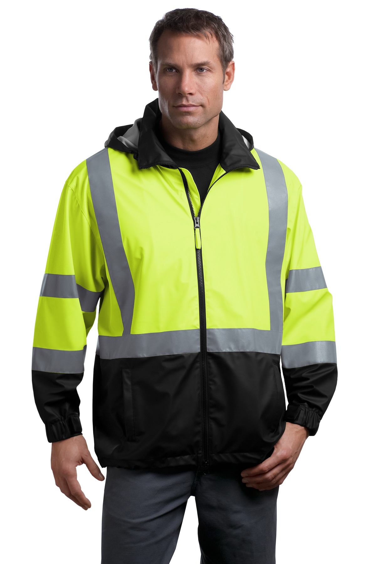 CornerStone® - ANSI 107 Class 3 Safety Windbreaker.