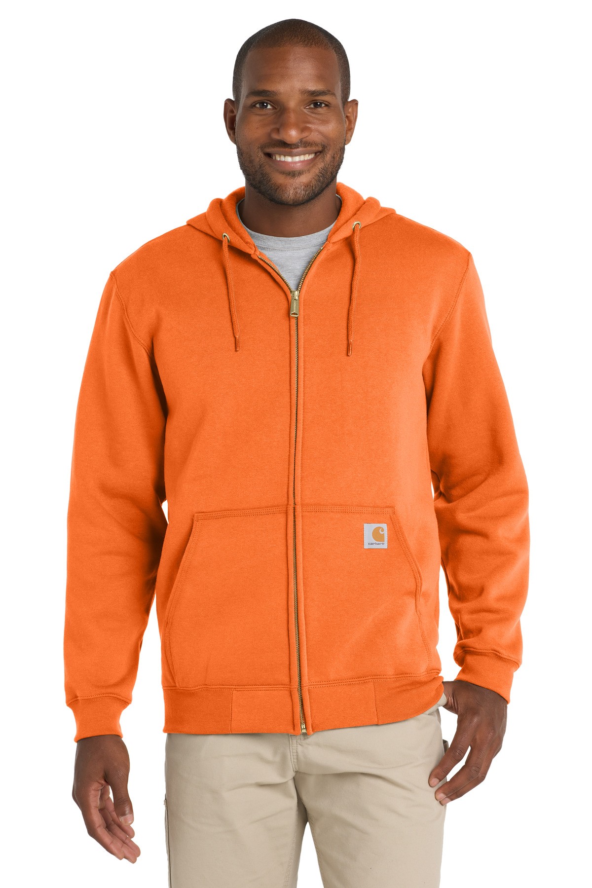 Carhartt ® Midweight Hooded Zip-Front Sweatshirt. - Image 4