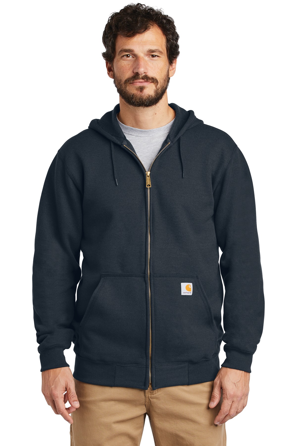 Carhartt ® Midweight Hooded Zip-Front Sweatshirt. - Image 2