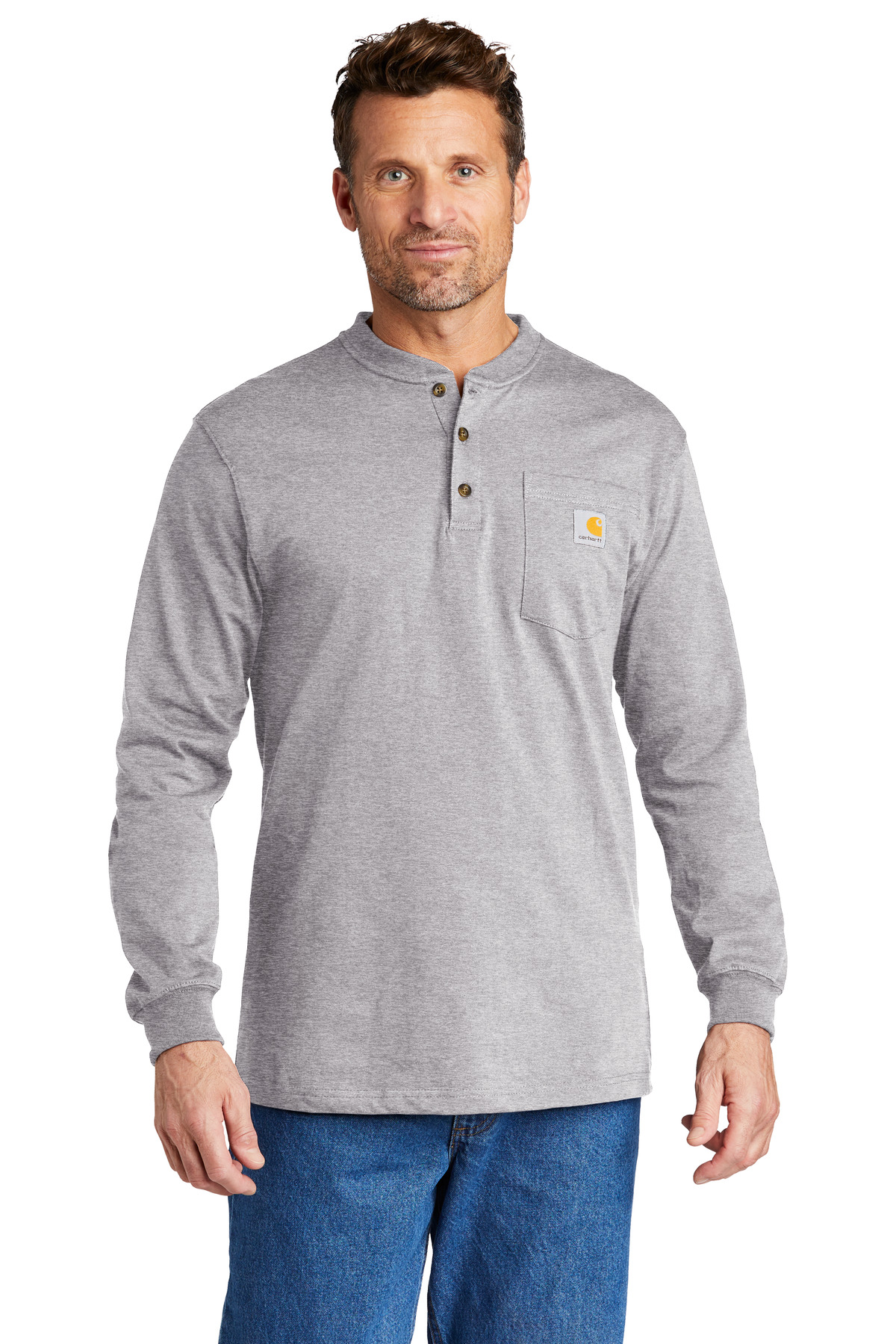 Carhartt® Long Sleeve Henley T-Shirt - Image 3