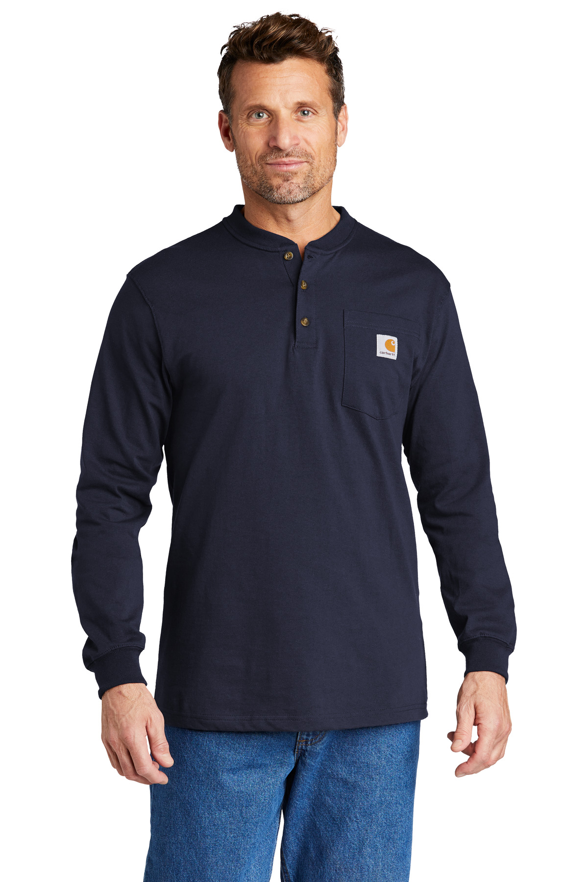 Carhartt® Long Sleeve Henley T-Shirt - Image 2