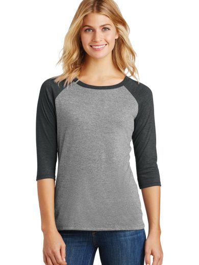 District® Women's Perfect Tri® 3/4-Sleeve Raglan.