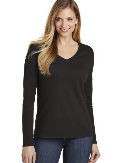 District ® Women's Very Important Tee ® Long Sleeve V-Neck.