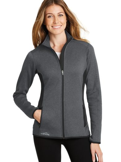 Eddie Bauer® Women's Full-Zip Heather Stretch Fleece Jacket.
