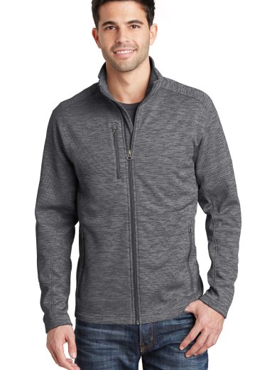 Port Authority® Digi Stripe Fleece Jacket.