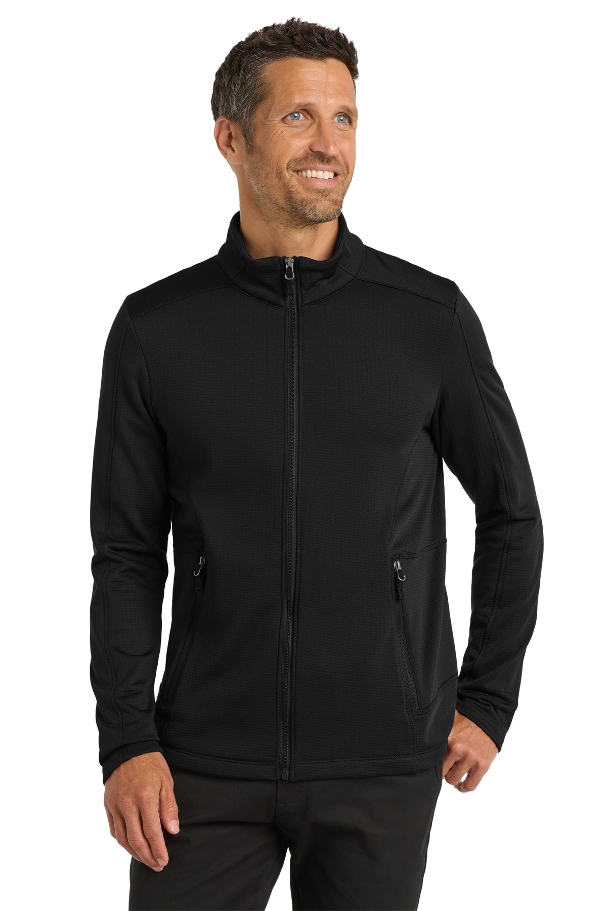 Port Authority ® Grid Fleece Jacket.
