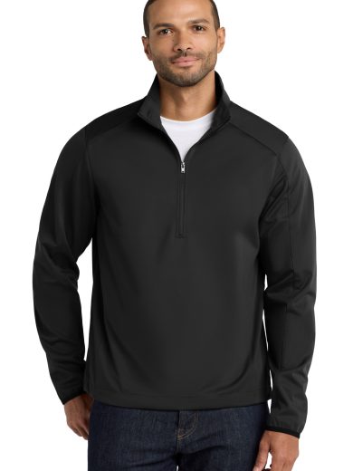 Port Authority® Active 1/2-Zip Soft Shell Jacket.