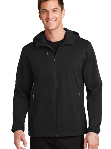 Port Authority® Active Hooded Soft Shell Jacket.