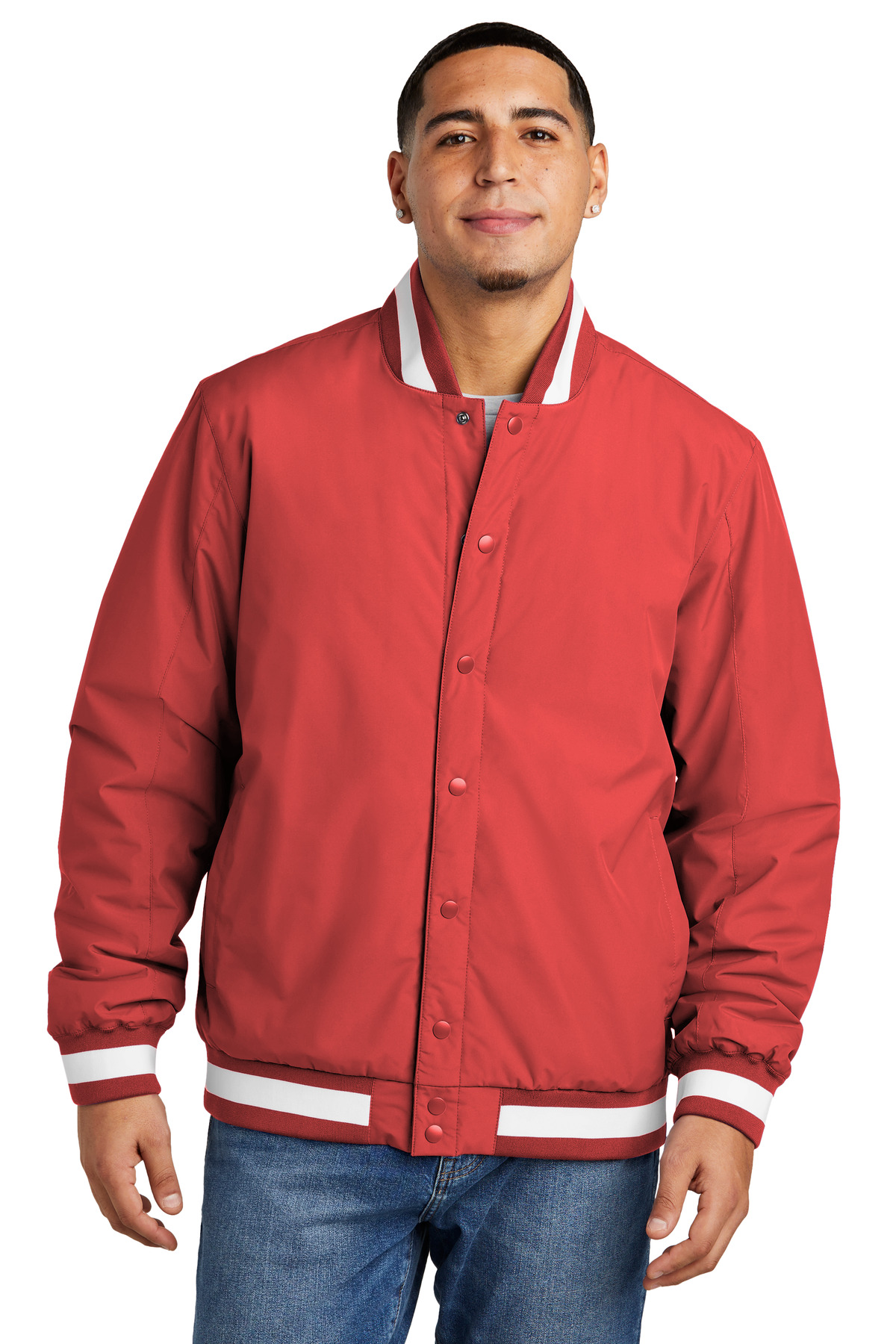 Sport-Tek® Insulated Varsity Jacket - Image 3