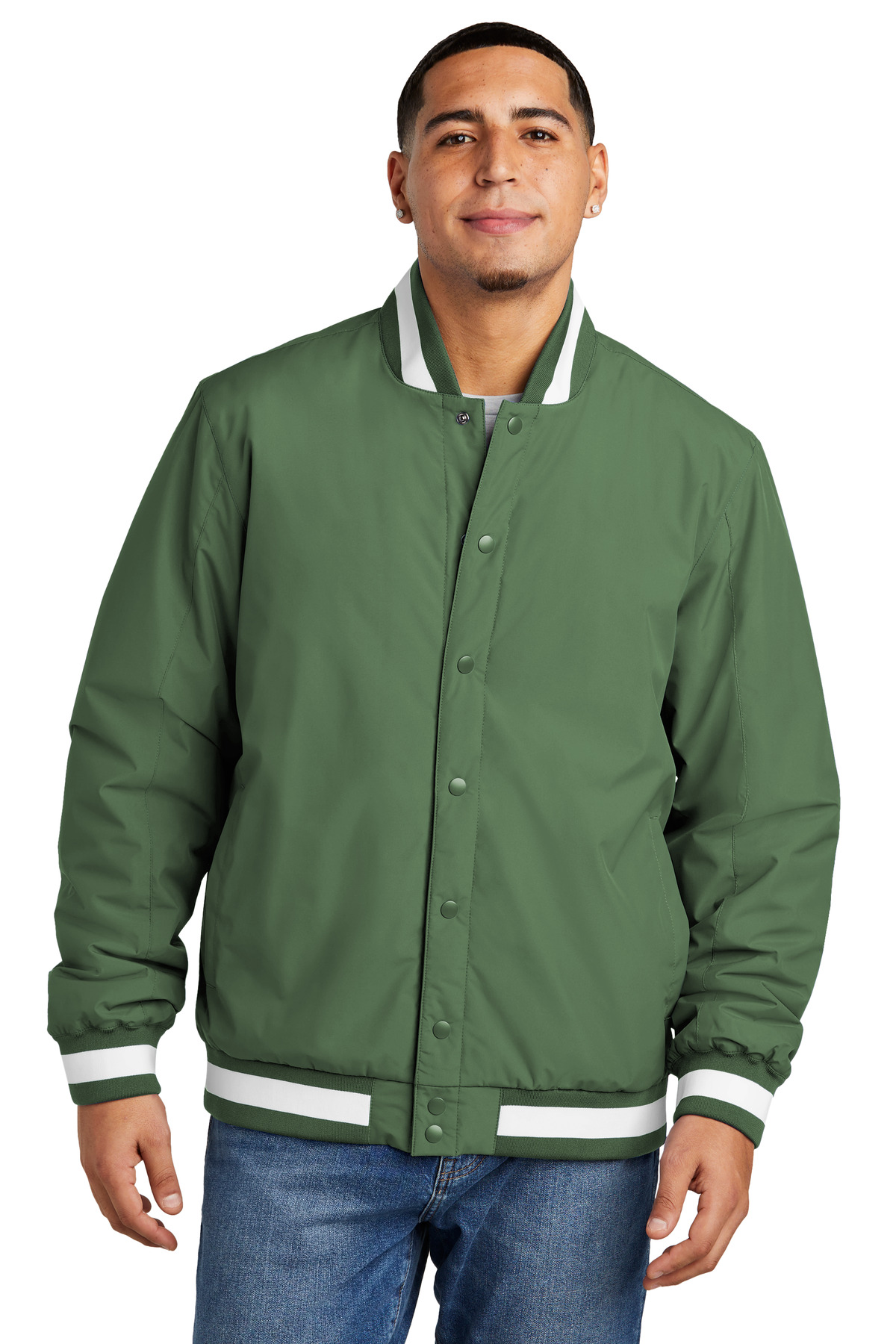 Sport-Tek® Insulated Varsity Jacket - Image 6