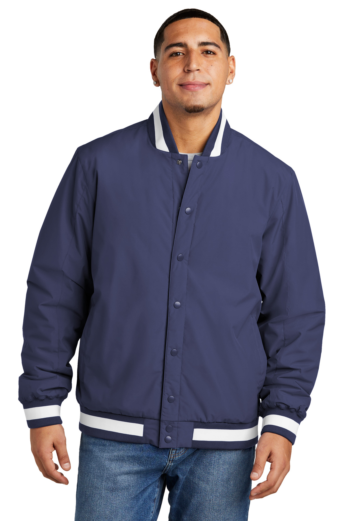 Sport-Tek® Insulated Varsity Jacket - Image 2