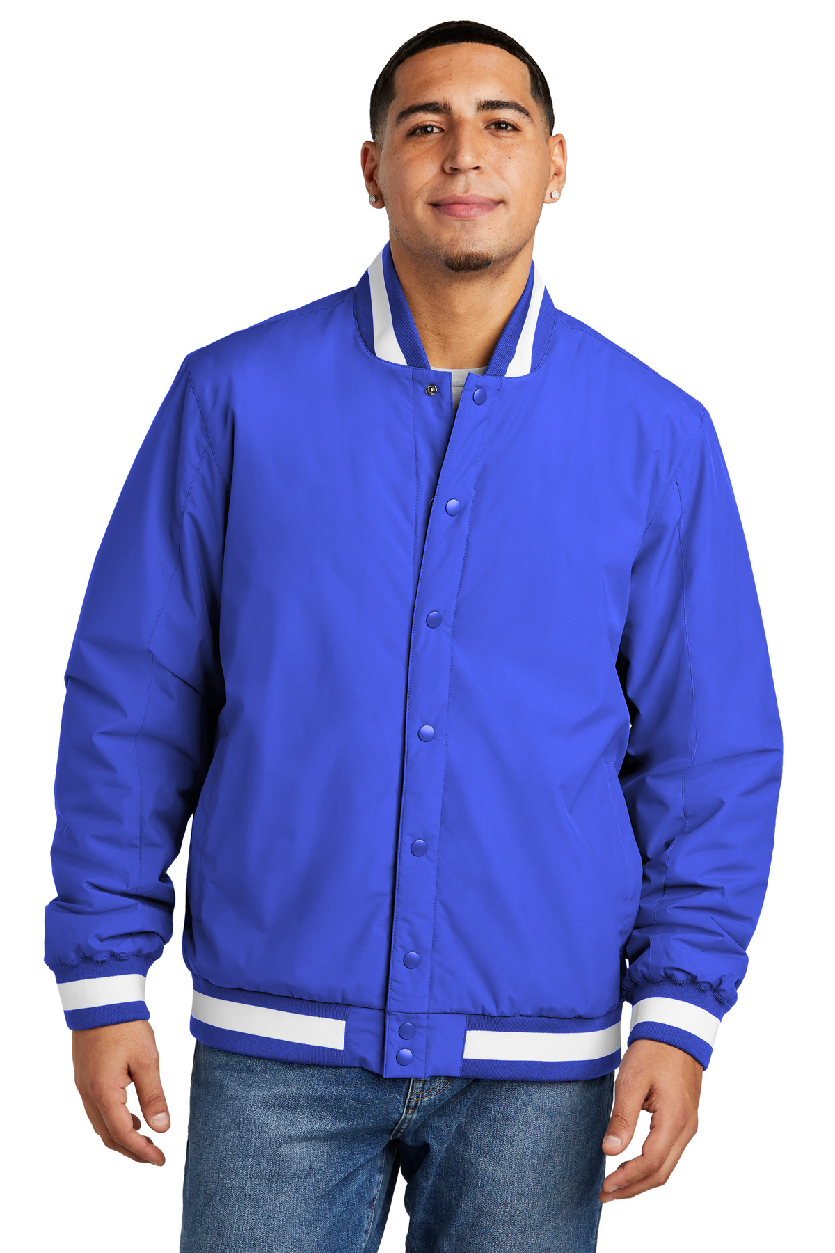 Sport-Tek® Insulated Varsity Jacket - Image 4