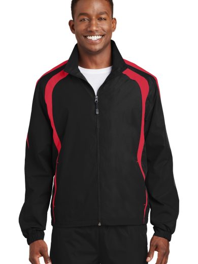 Sport-Tek® Colorblock Raglan Jacket.