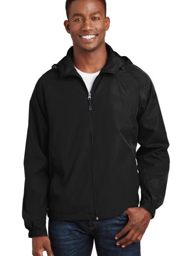 Sport-Tek® Hooded Raglan Jacket.