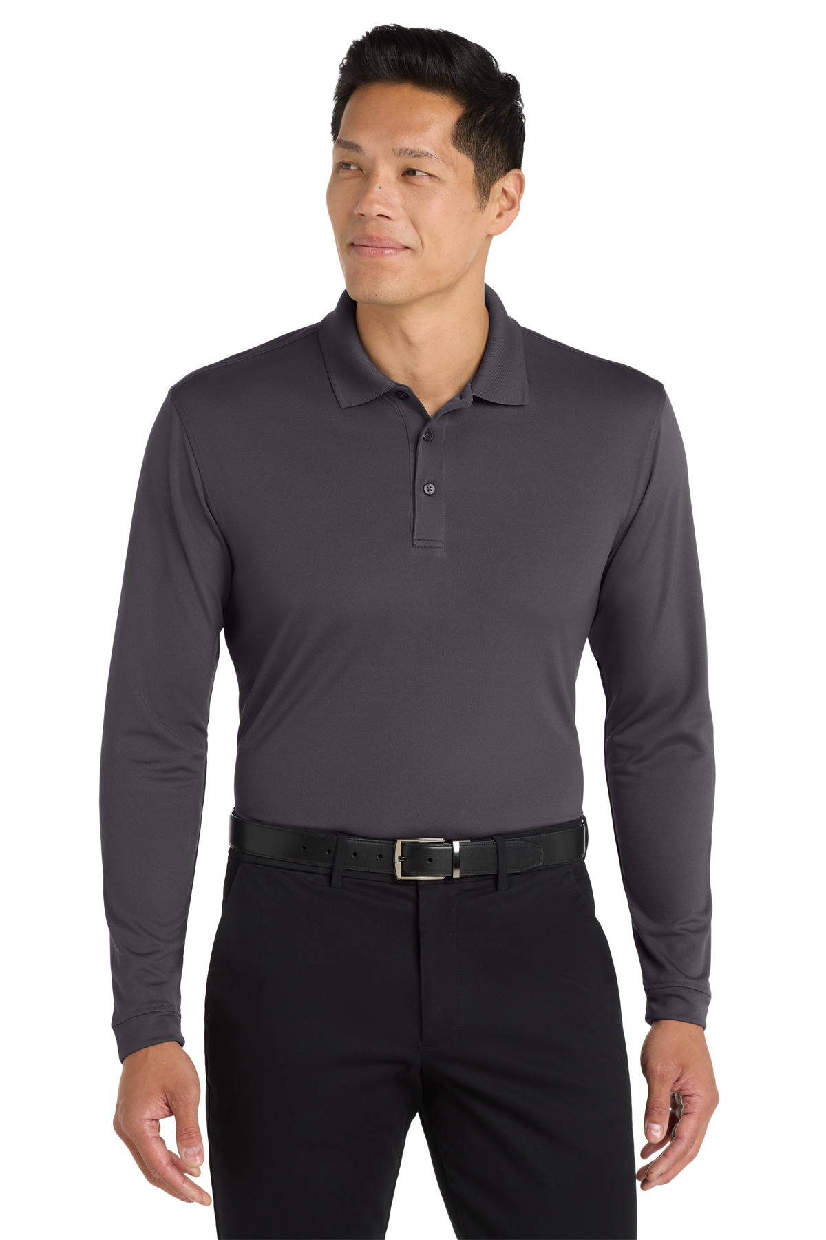 Port Authority ® Dry Zone ® UV Micro-Mesh Long Sleeve Polo - Image 6
