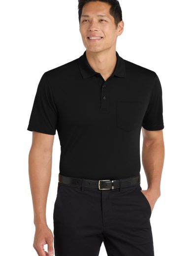Port Authority® Dry Zone® UV Micro-Mesh Pocket Polo.