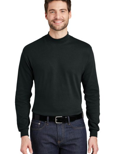 Port Authority® Interlock Knit Mock Turtleneck.