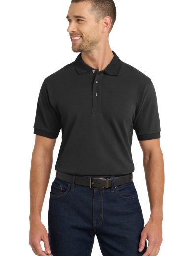 Port Authority® Heavyweight Cotton Pique Polo.