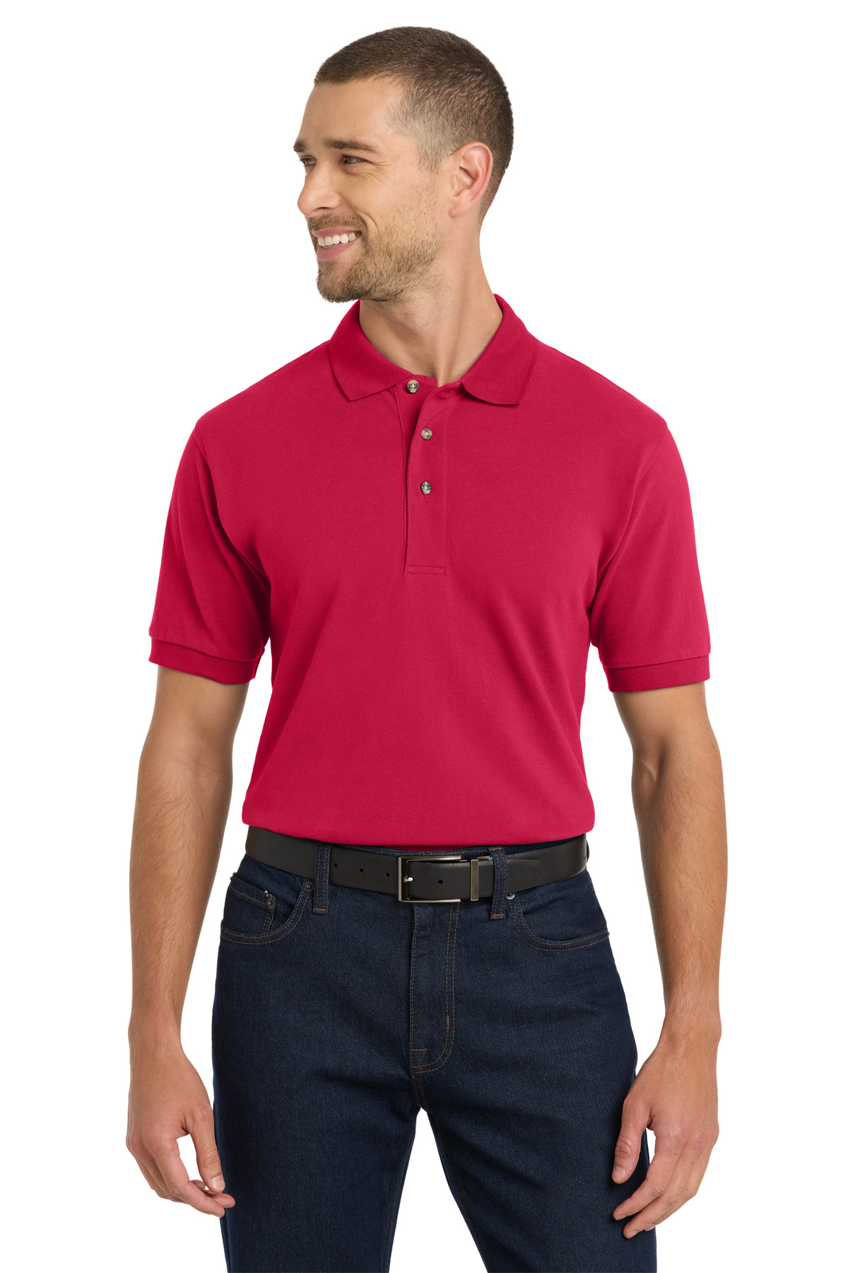 Port Authority® Heavyweight Cotton Pique Polo. - Image 4
