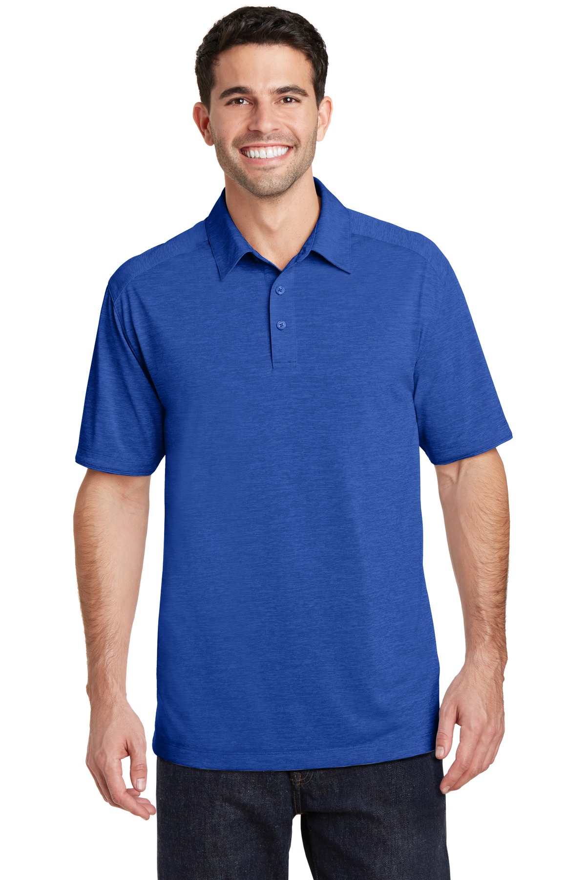 Port Authority® Digi Heather Performance Polo. - Image 2