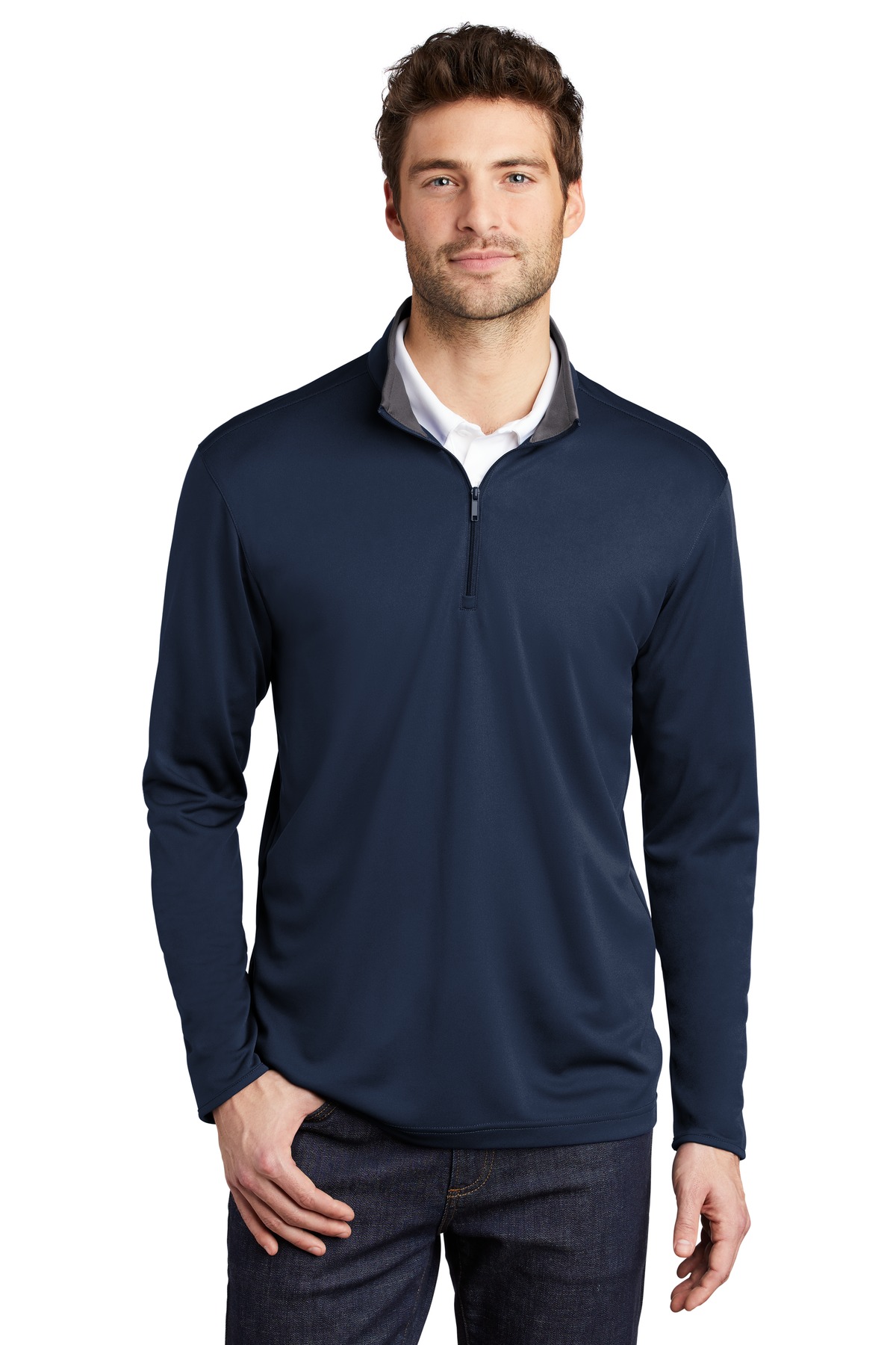 Port Authority ® Silk Touch ™ Performance 1/4-Zip - Image 2