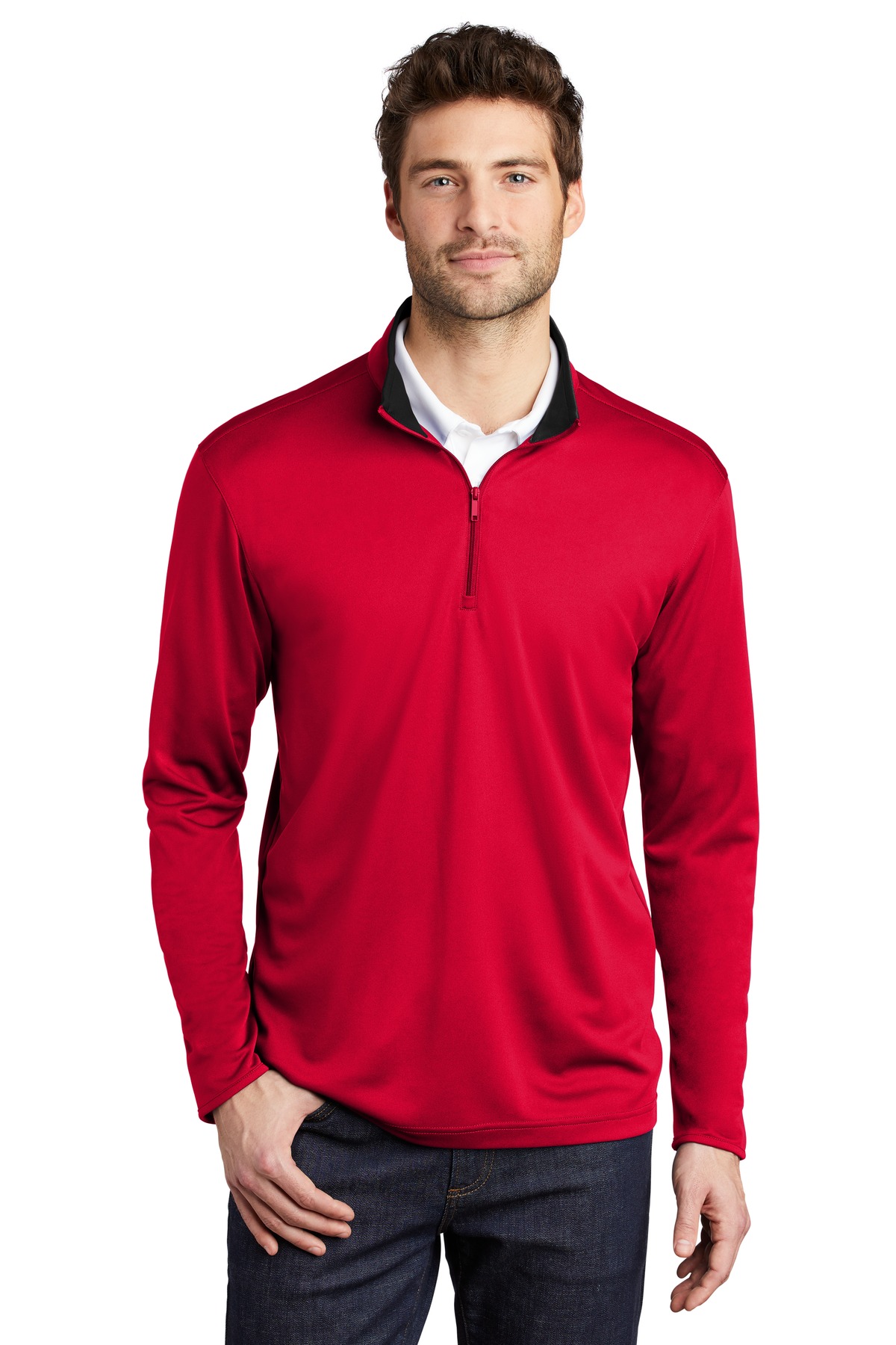 Port Authority ® Silk Touch ™ Performance 1/4-Zip - Image 3