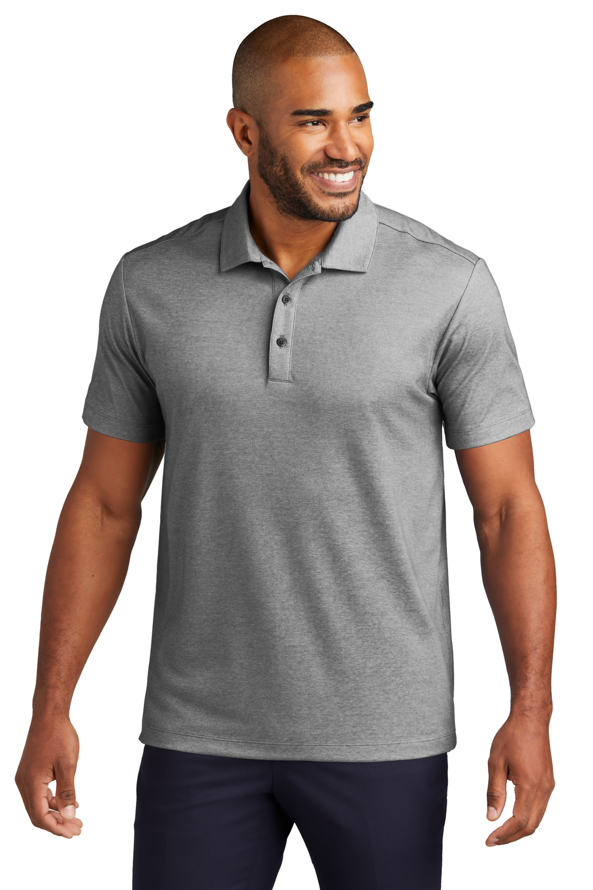 Port Authority® Fine Pique Blend Polo - Image 3