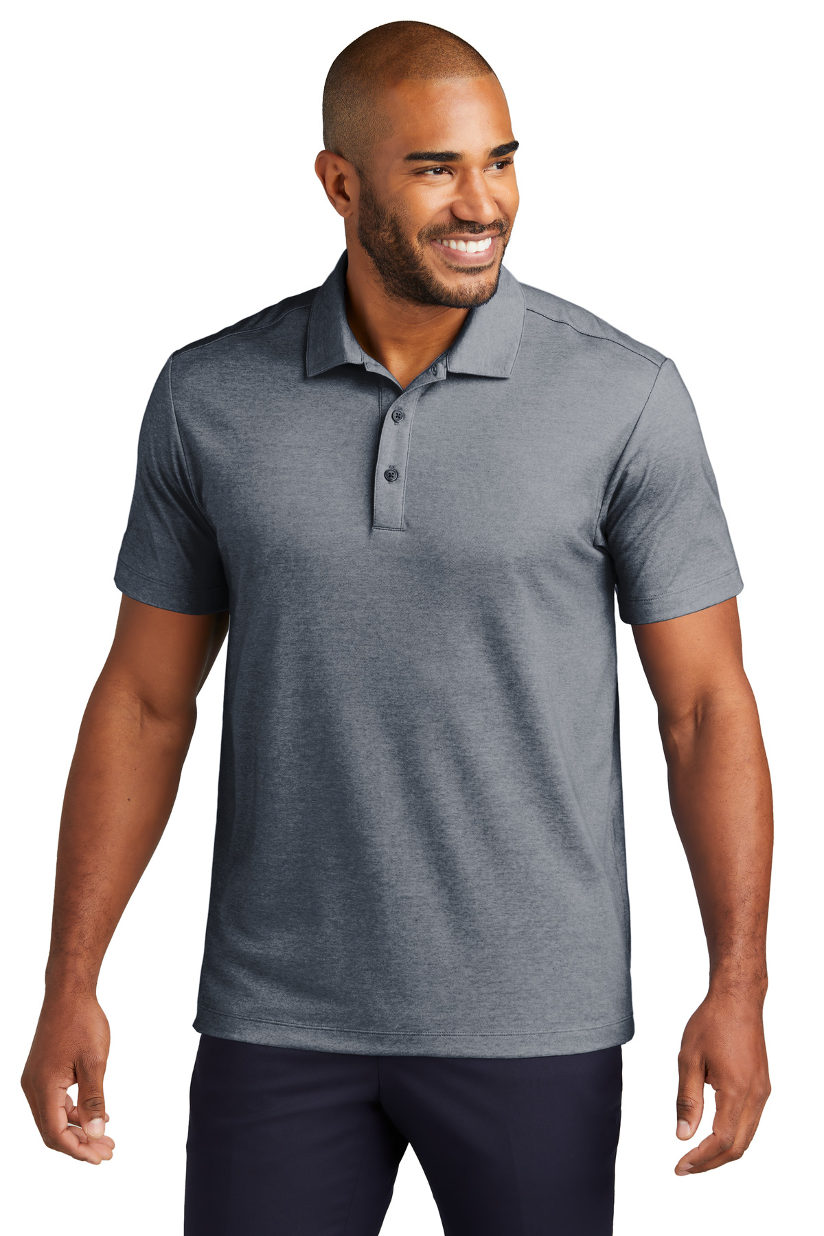 Port Authority® Fine Pique Blend Polo - Image 2