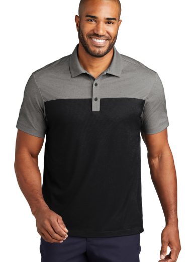 Port Authority® Fine Pique Blend Blocked Polo