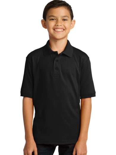 Port & Company® Youth Core Blend Jersey Knit Polo.