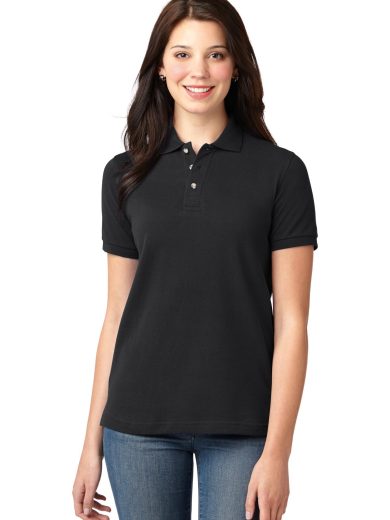 Port Authority® Women's Heavyweight Cotton Pique Polo.
